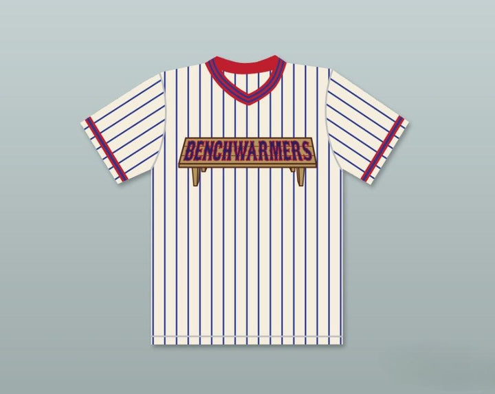 Custom Any Name Number JON HEDER CLARK REEDY 68 BENCHWARMERS PINSTRIPED BASEBALL JERSEY Top Stitched S-6XL