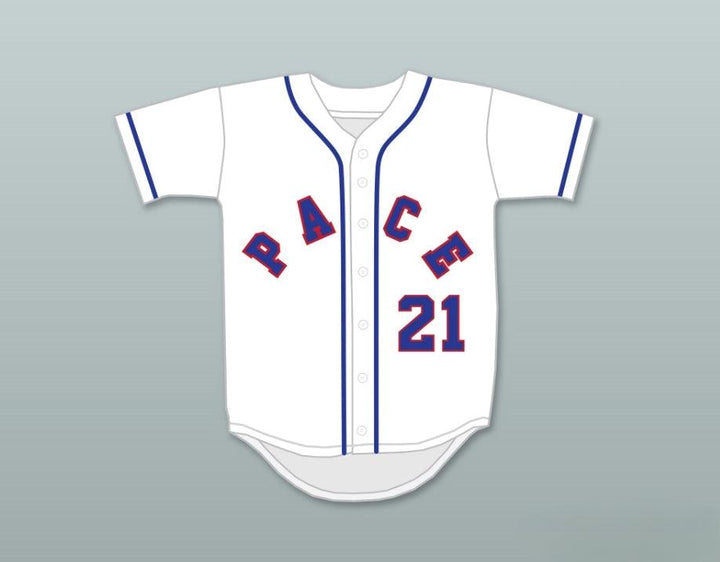 Custom Any Name Number JOSH DONALDSON 21 PACE ATHLETIC AND RECREATION ASSOCIATION WHITE BASEBALL JERSEY 1 Top Stitched S-6XL