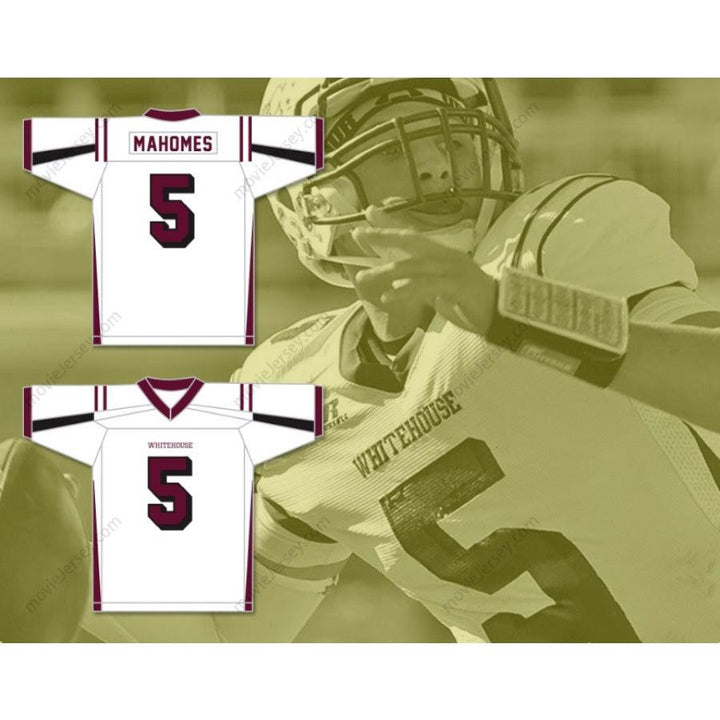CUSTOM ANY Name Number PATRICK MAHOMES 5 WHITEHOUSE HIGH SCHOOL WILDCATS FOOTBALL JERSEY Top Stitched S-6XL