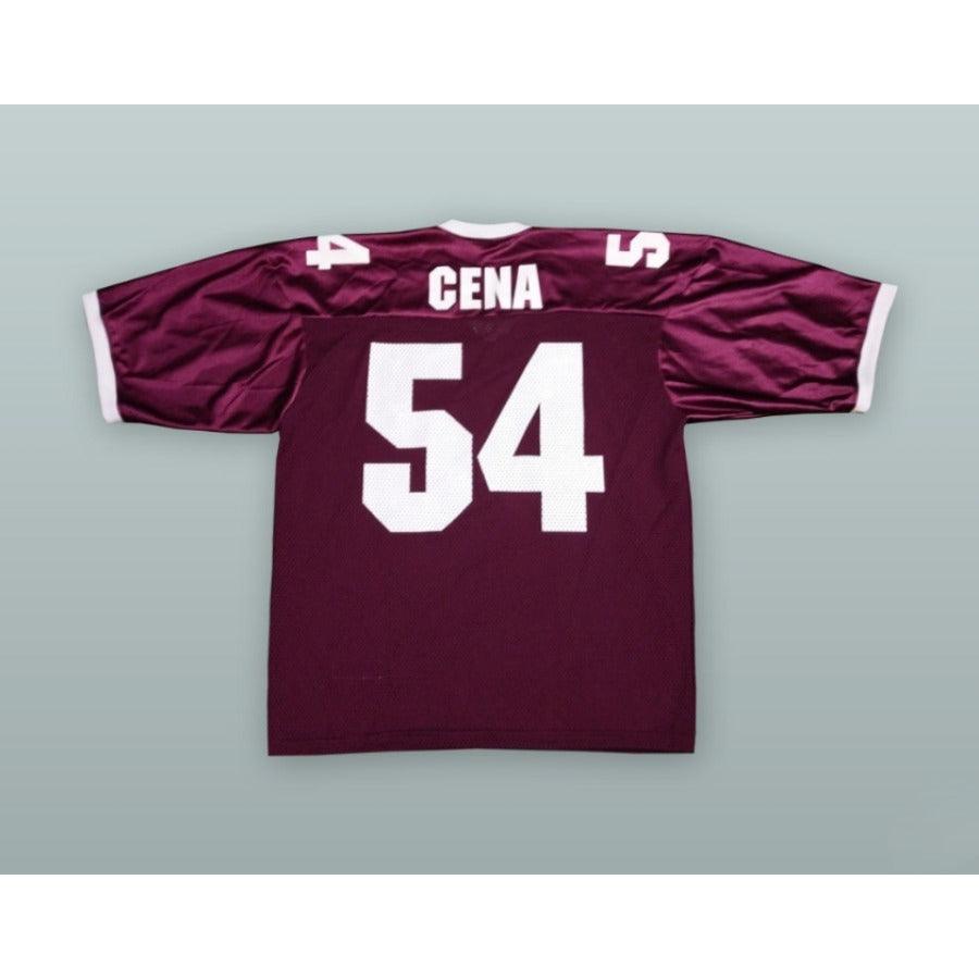 CUSTOM ANY Name Number JOHN CENA 54 MAROON Football Jersey Top Stitched S-6XL