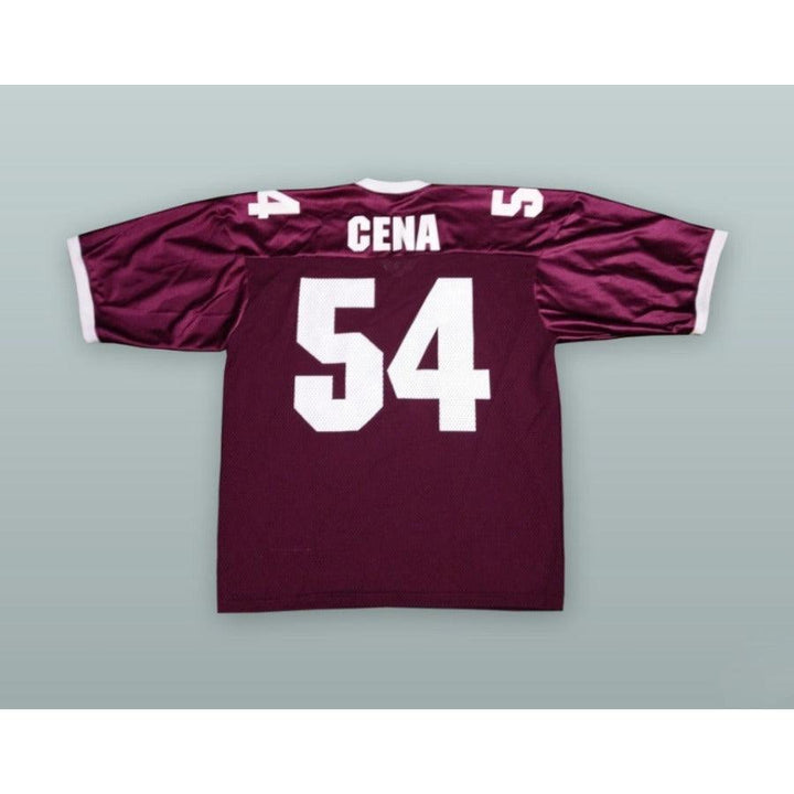 CUSTOM ANY Name Number JOHN CENA 54 MAROON Football Jersey Top Stitched S-6XL