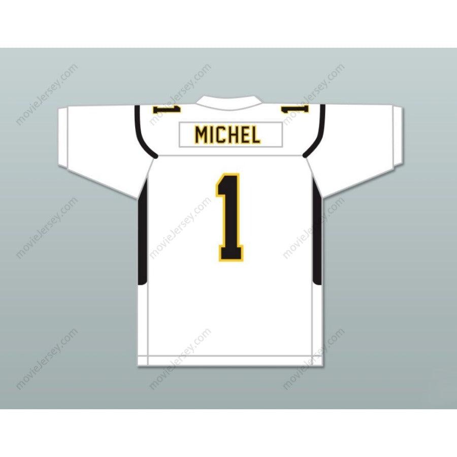 CUSTOM ANY Name Number SONY MICHEL 1 AMERICAN HERITAGE SCHOOL PATRIOTS Football Jersey Top Stitched S-6XL