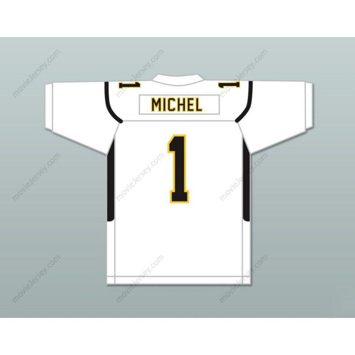 CUSTOM ANY Name Number SONY MICHEL 1 AMERICAN HERITAGE SCHOOL PATRIOTS Football Jersey Top Stitched S-6XL
