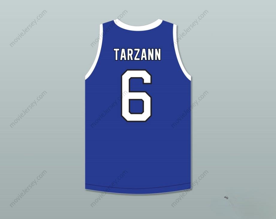 CUSTOM ANY Name Number TARZANN 6 ACE FAMILY CHARITY BLUE BASKETBALL JERSEY Top Stitched S-6XL