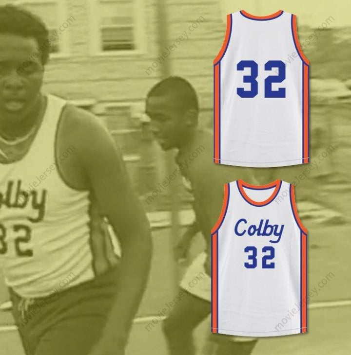 CUSTOM ANY Name Number CURTIS GATES 32 COLBY HIGH SCHOOL BASKETBALL JERSEY HOOP DREAMS Top Stitched S-6XL