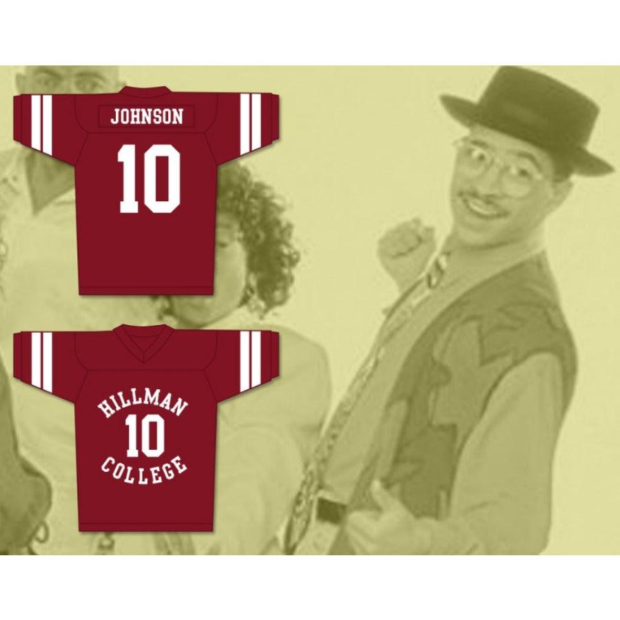 CUSTOM ANY Name Number RONALD RON JOHNSON 10 HILLMAN COLLEGE Top Stitched S-6XL