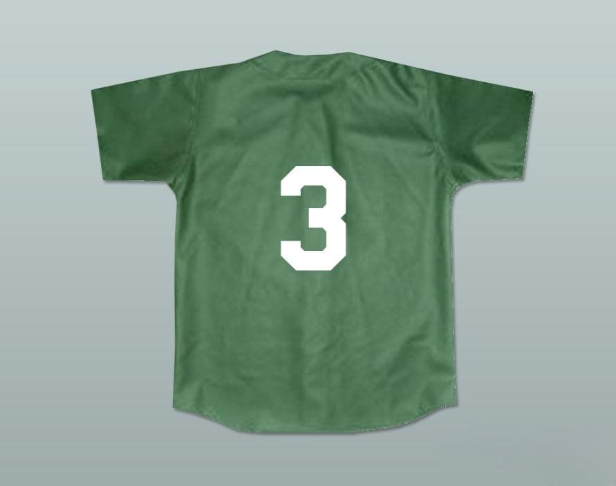 Custom Any Name Number PLAYER 3 KEKAMBAS BASEBALL JERSEY HARDBALL DARK GREEN Top Stitched S-6XL
