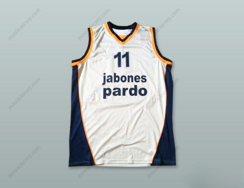 CUSTOM ANY Name Number SOLANA 11 BALONCESTO FUENLABRADA WHITE BASKETBALL JERSEY Top Stitched S-6XL