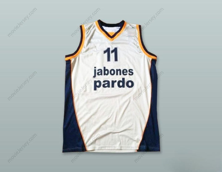 CUSTOM ANY Name Number SOLANA 11 BALONCESTO FUENLABRADA WHITE BASKETBALL JERSEY Top Stitched S-6XL