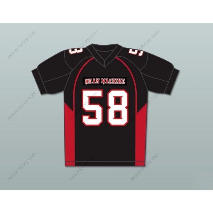 CUSTOM ANY Name Number 58 HARLEY MEAN MACHINE CONVICTS FOOTBALL JERSEY INCLUDES PATCHES Top Stitched S-6XL