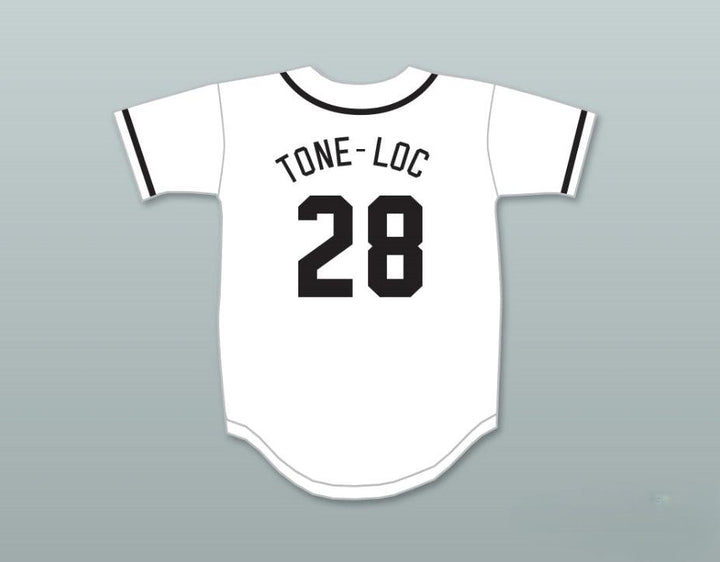 Custom Any Name Number TONE-LOC 28 SALAMANDERS BASEBALL JERSEY 1ST ANNUAL ROCK N' JOCK DIAMOND DERBY Top Stitched S-6XL