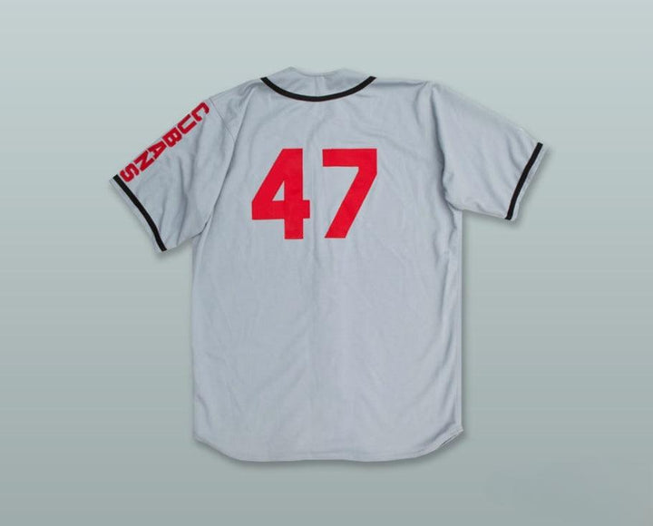 Custom Any Name Number   CUBANS 47 NEGRO LEAGUE GRAY BASEBALL JERSEY Top Stitched S-6XL
