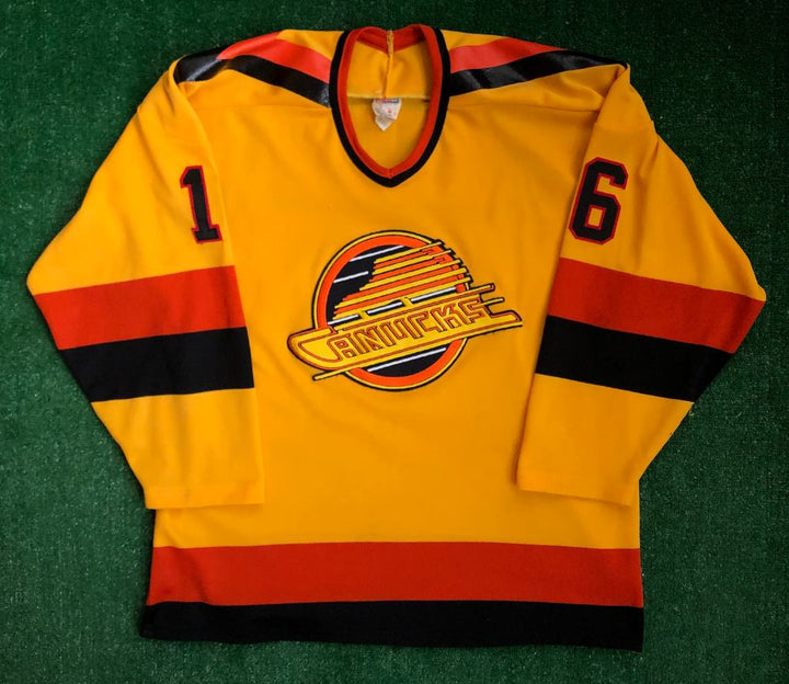 Custom 1989 Trevor Linden Vancouver Canucks Jersey HOCKEY JERSEY Stitched S-6XL