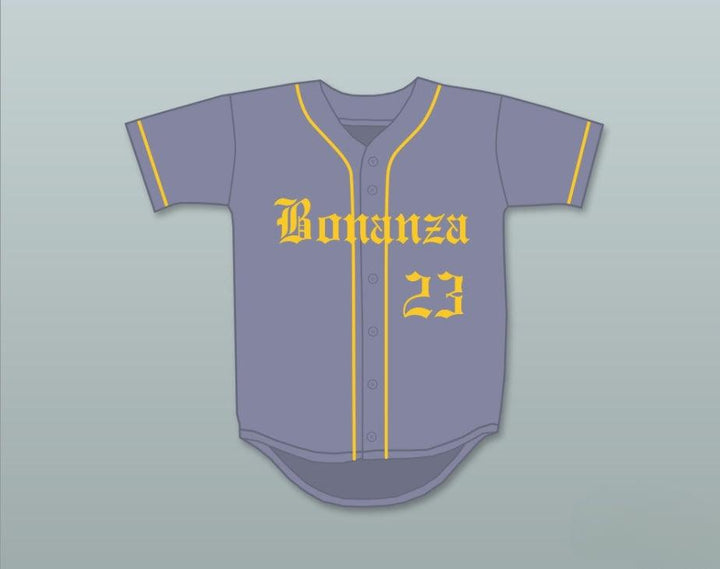 Custom Any Name Number KRIS BRYANT 23 BONANZA HIGH SCHOOL   GRAY BASEBALL JERSEY 1 Top Stitched S-6XL