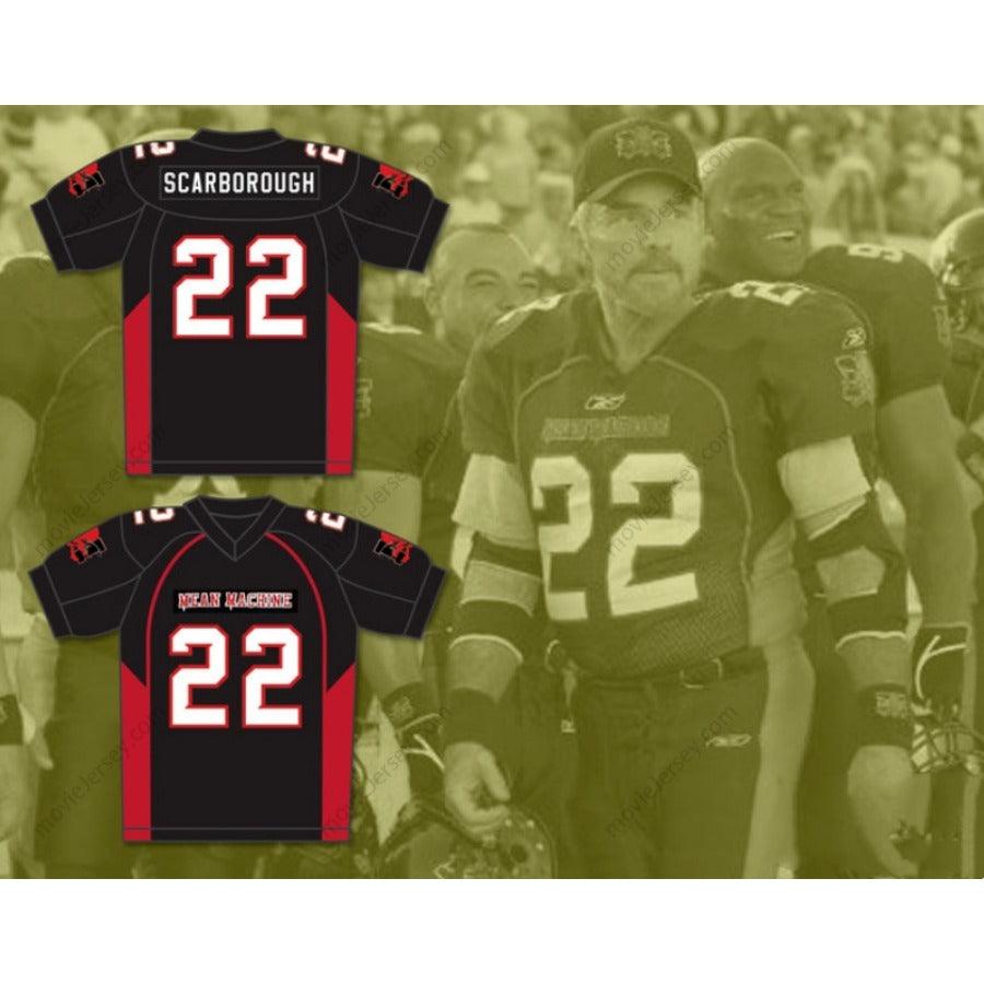 CUSTOM ANY Name Number BURT REYNOLDS 22 COACH NATE SCARBOROUGH MEAN MACHINE CONVICTS Football Jersey Top Stitched S-6XL