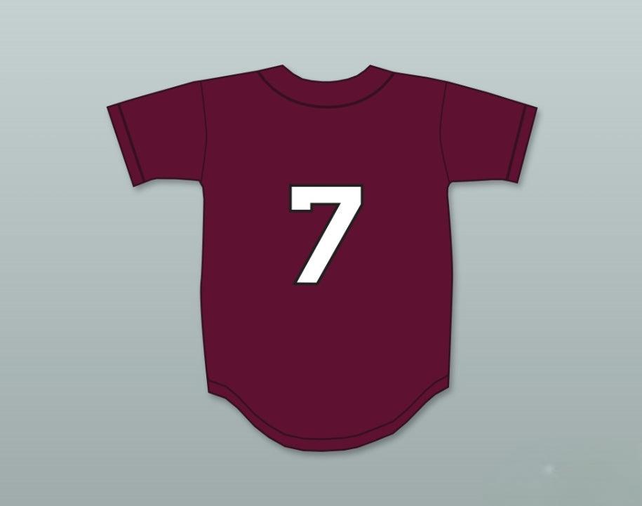 Custom Any Name Number ANTHONY RIZZO 7 STONEMAN DOUGLAS HIGH SCHOOL  MAROON BASEBALL JERSEY 1 Top Stitched S-6XL