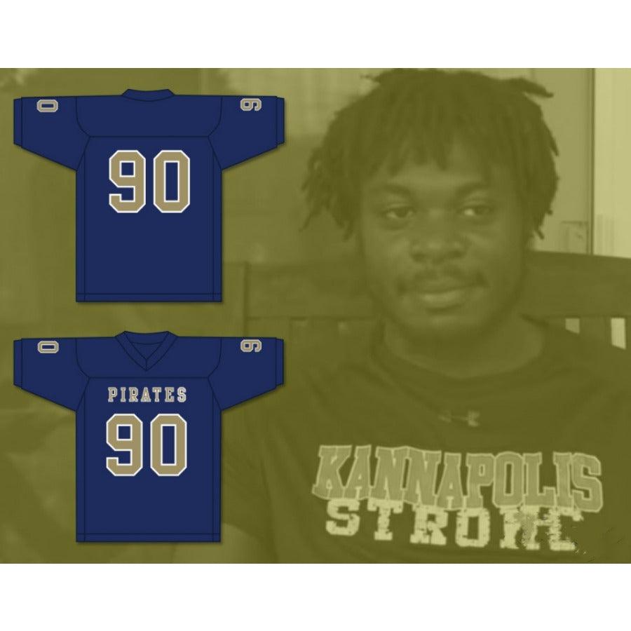 CUSTOM ANY Name Number DANTRELL BARKLEY 90 INDEPENDENCE COMMUNITY COLLEGE PIRATES Football Jersey Top Stitched S-6XL
