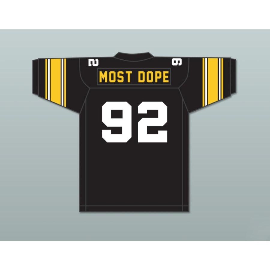 CUSTOM ANY Name Number MAC MILLER 92 MOST DOPE BLACK Football Jersey Top Stitched S-6XL