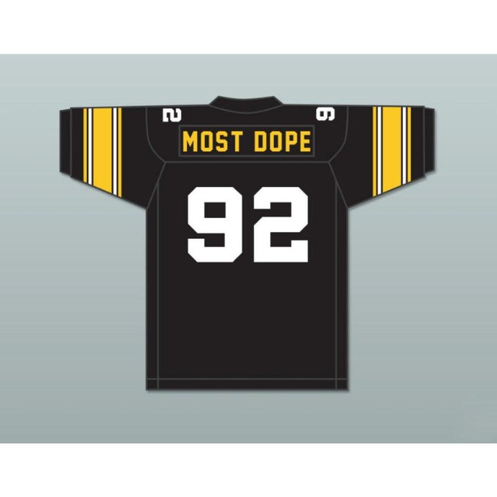 CUSTOM ANY Name Number MAC MILLER 92 MOST DOPE BLACK Football Jersey Top Stitched S-6XL