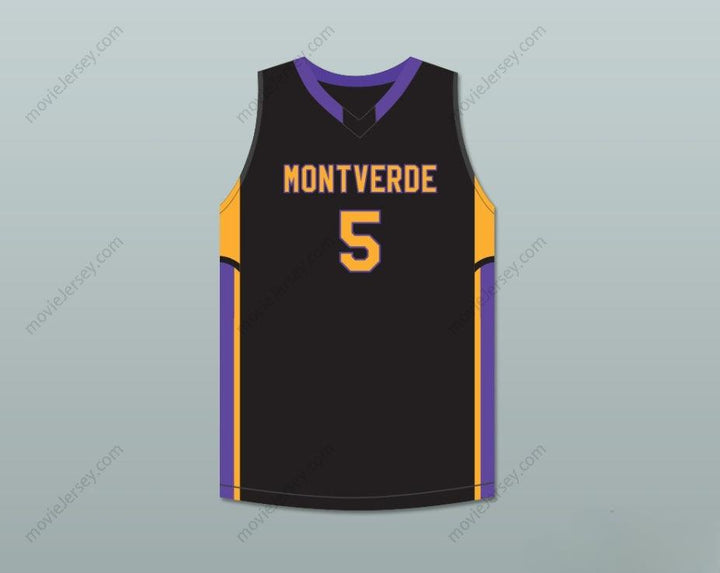 CUSTOM ANY Name Number R.J. BARRETT 5  ACADEMY  BLACK BASKETBALL JERSEY Top Stitched S-6XL