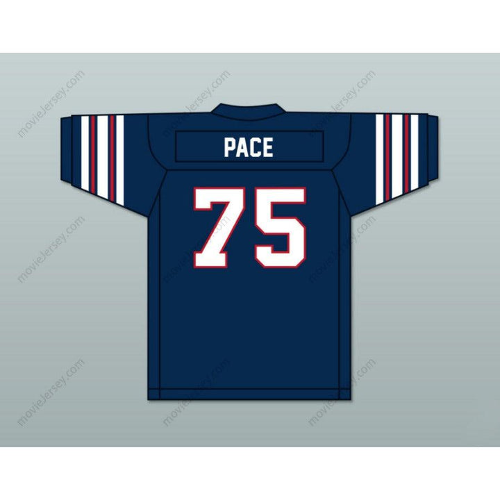 CUSTOM ANY Name Number ORLANDO PACE 75 SANDUSKY HIGH SCHOOL BLUE STREAKS Football Jersey Top Stitched S-6XL