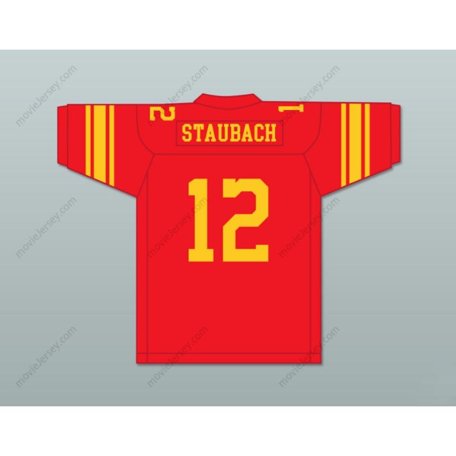 CUSTOM ANY Name Number ROGER STAUBACH 12 PURCELL MARIAN HIGH SCHOOL CAVALIERS FOOTBALL JERSEY Top Stitched S-6XL