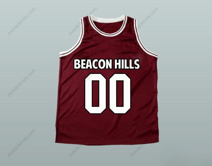 CUSTOM ANY Name Number DEREK HALE 00 BEACON HILLS BASKETBALL JERSEY TEEN WOLF Top Stitched S-6XL