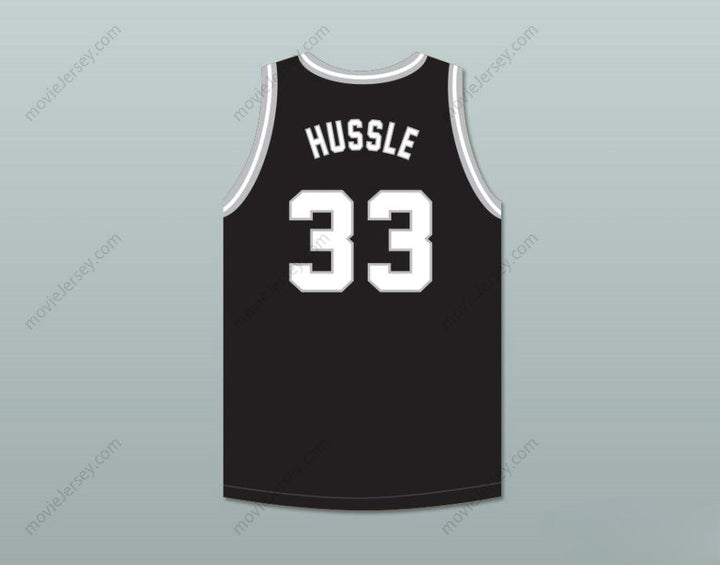 CUSTOM ANY Name Number NIPSEY HUSSLE 33 CRENSHAW BLACK BASKETBALL JERSEY Top Stitched S-6XL