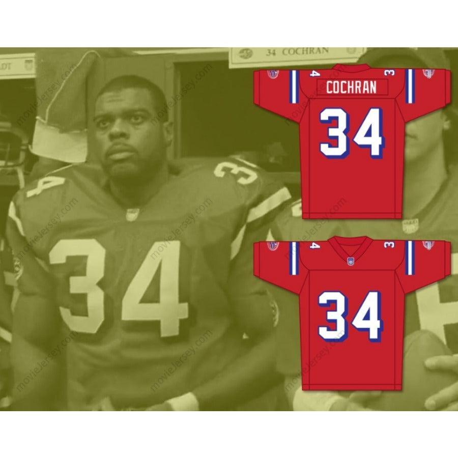 CUSTOM ANY Name Number WALTER COCHRAN 34 WASHINGTON SENTINELS HOME Football Jersey Top Stitched S-6XL