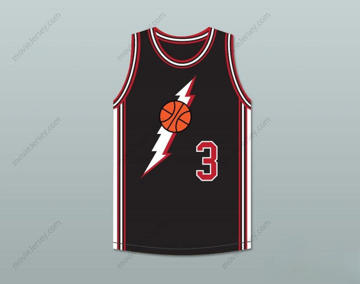 CUSTOM ANY Name Number MARION HILL 3 BLACK BASKETBALL JERSEY IN THE HOUSE Top Stitched S-6XL