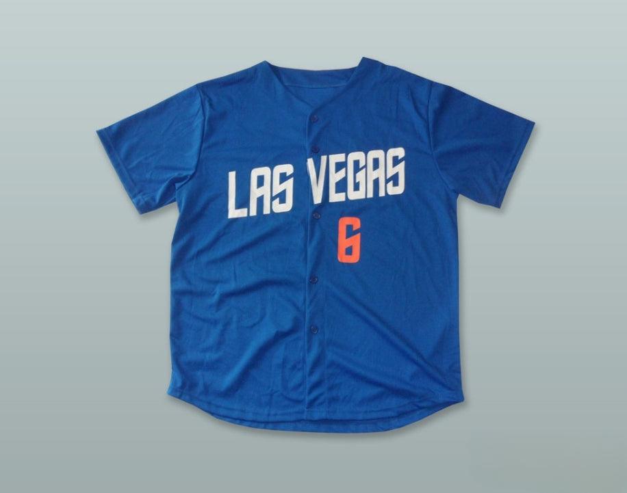 Custom Any Name Number WALLY BACKMAN 6   51S BLUE BASEBALL JERSEY Top Stitched S-6XL