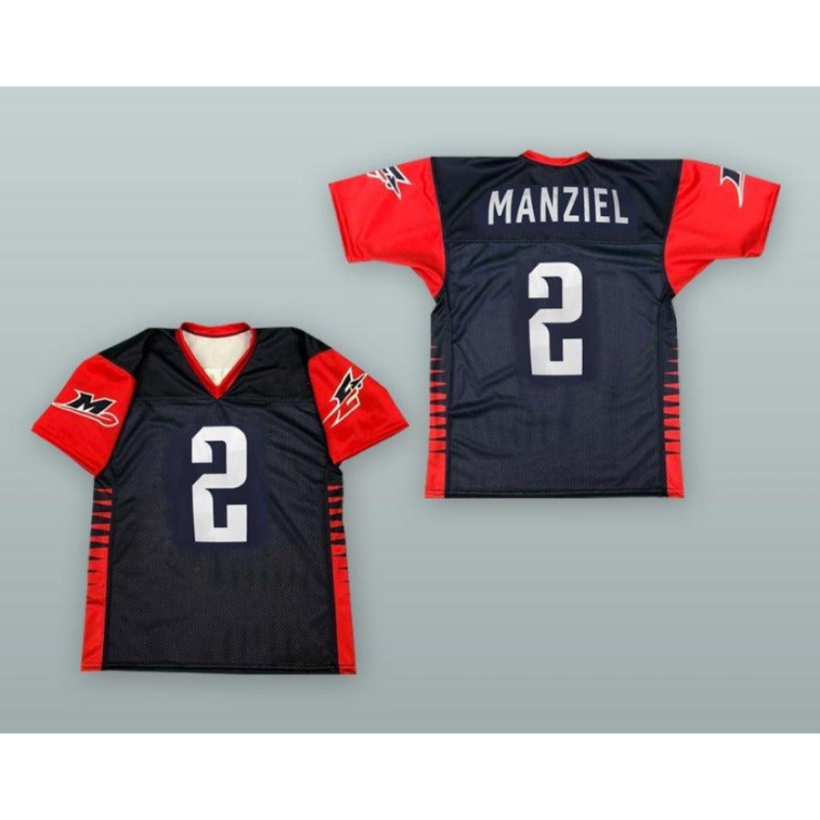 CUSTOM ANY Name Number JOHNNY MANZIEL 2 MEMPHIS EXPRESS Football Jersey Top Stitched S-6XL