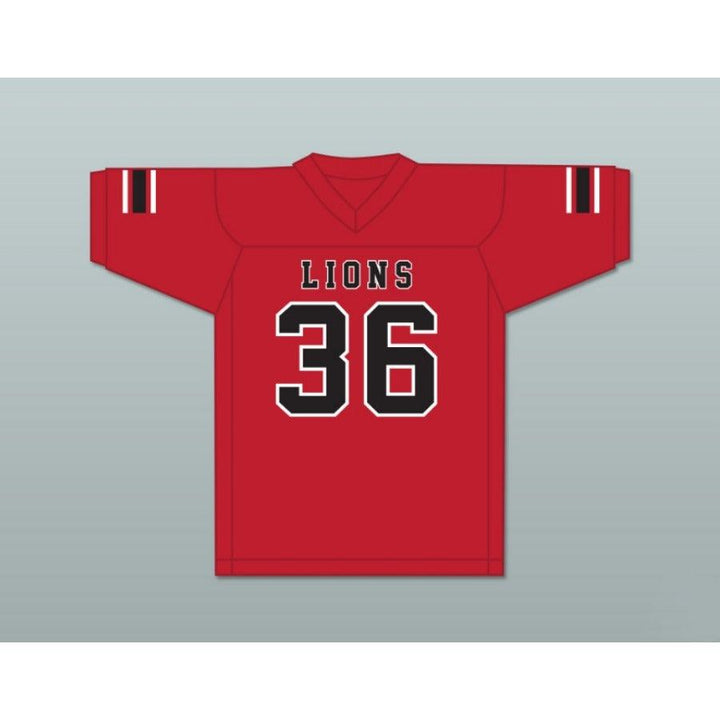 CUSTOM ANY Name Number JAVARIUS TAYLOR 36 EMCC LIONS FOOTBALL JERSEY INCLUDES PATCHES Top Stitched S-6XL