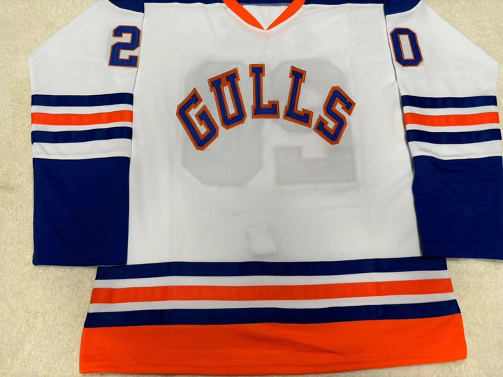 Custom Any Name Number WILLIE O'REE SAN DIEGO GULLS OLD SCHOOL HOCKEY JERSEY Top Stitched S-6XL