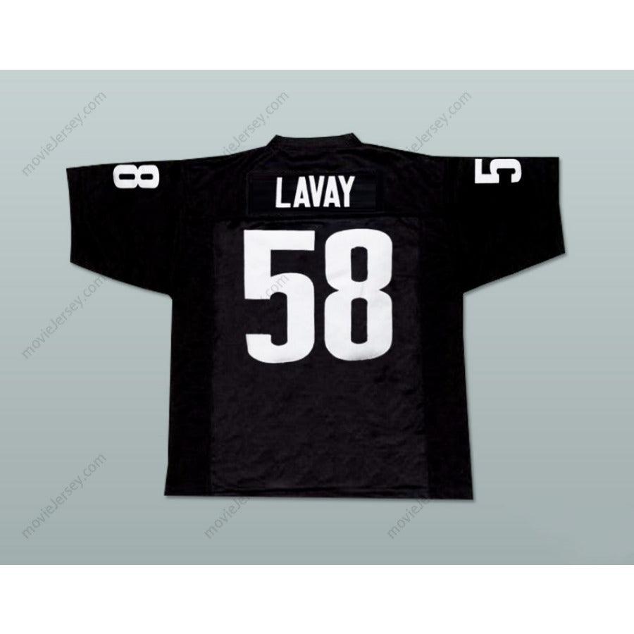 CUSTOM ANY Name Number LUTHER SHARK LAVAY 58 MIAMI SHARKS WHITE TRIM Football Jersey Top Stitched S-6XL