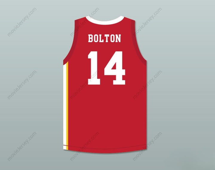 CUSTOM ANY Name Number TROY BOLTON 14 EAST HIGH SCHOOL WILDCATS RED BASKETBALL JERSEY HSM3 Top Stitched S-6XL