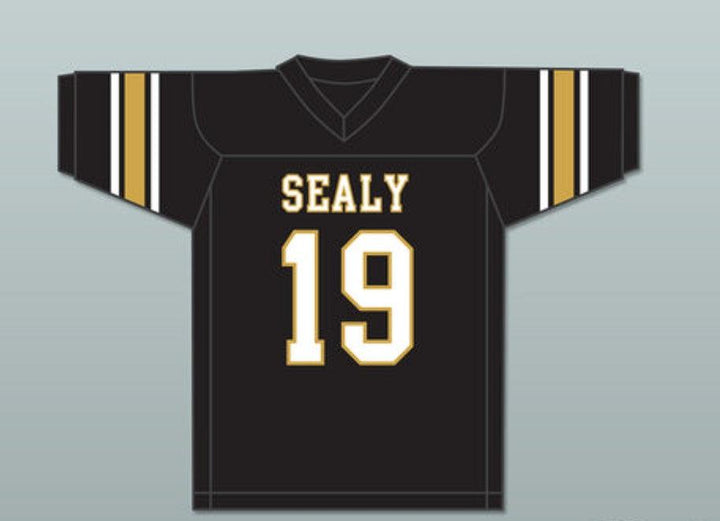 CUSTOM ANY Name Number Eric Dickerson 19 Sealy High School Tigers White Black Football Jersey Top Stitched S-6XL