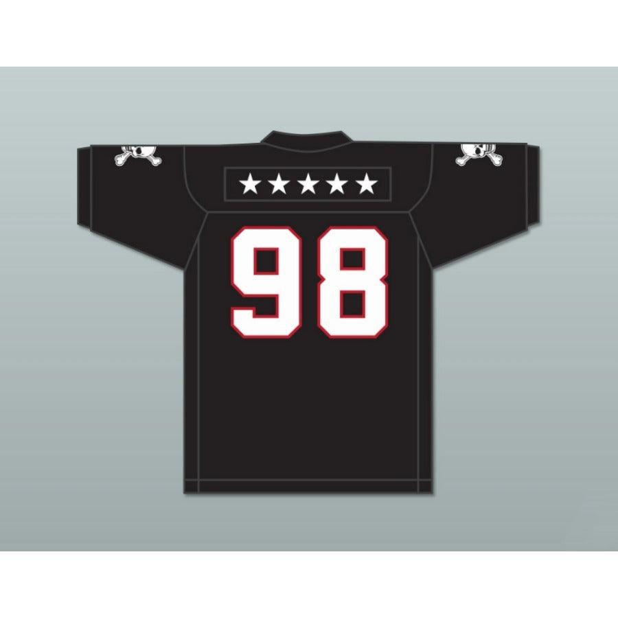 CUSTOM ANY Name Number GARY MCCRAE 98 EMCC LIONS FOOTBALL JERSEY INCLUDES PATCHES Top Stitched S-6XL
