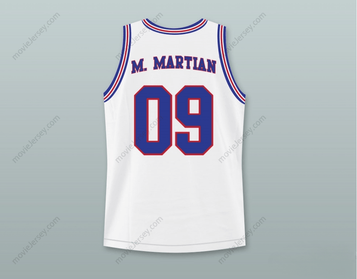 CUSTOM ANY Name Number SPACE JAM TUNE SQUAD MARVIN THE MARTIAN 09 BASKETBALL JERSEY STITCH SEWN Top Stitched S-6XL