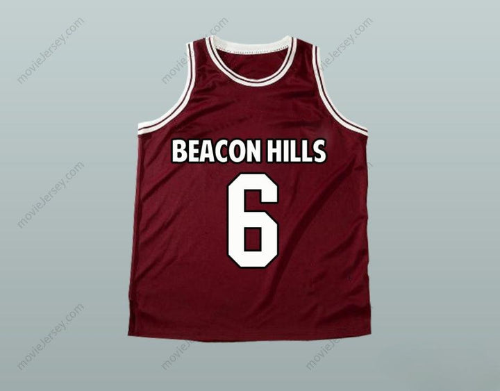 CUSTOM ANY Name Number DANNY MAHEALANI 6 BEACON HILLS BASKETBALL JERSEY TEEN WOLF Top Stitched S-6XL