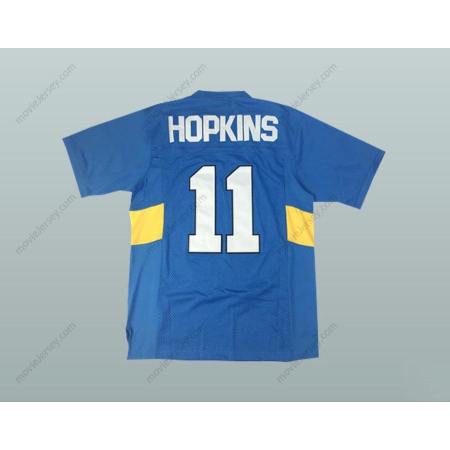 CUSTOM ANY Name Number DEANDRE HOPKINS 11 D. W. DANIEL HIGH SCHOOL LIONS BLUE FOOTBALL JERSEY Top Stitched S-6XL