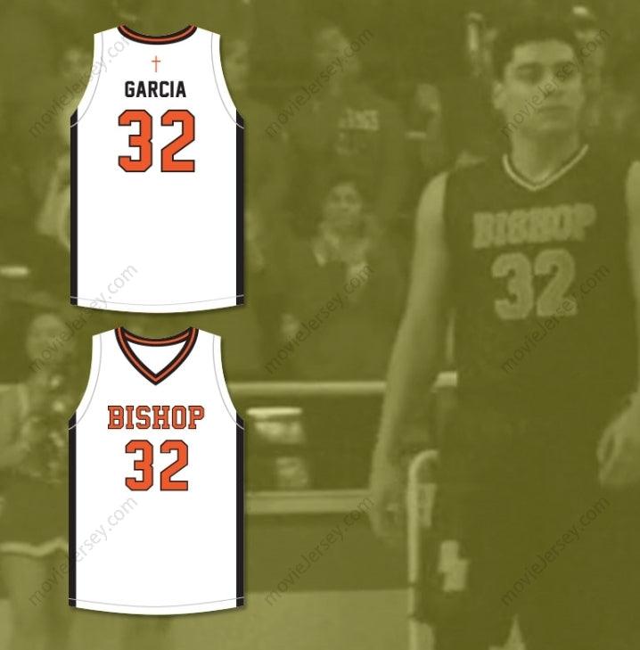 CUSTOM ANY Name Number SAM GARCIA 32 BISHOP HAYES TIGERS WHITE BASKETBALL JERSEY THE WAY BACK Top Stitched S-6XL