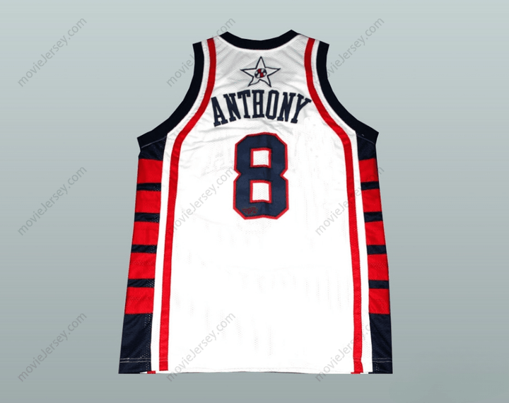 CUSTOM ANY Name Number CARMELO ANTHONY USA NATIONAL TEAM BASKETBALL JERSEY ANY PLAYER OR NUMBER Top Stitched S-6XL