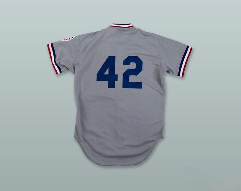 Custom Any Name Number CHICKS 42 GRAY BASEBALL JERSEY Top Stitched S-6XL