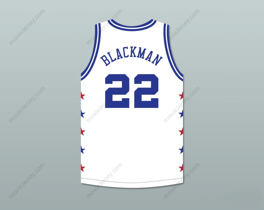 CUSTOM ANY Name Number ROLANDO BLACKMAN 22 MAGIC JOHNSON ALL STAR GAME WHITE BASKETBALL JERSEY 1986 MIDSUMMER NIGHT'S MAGIC CHARITY EVENT Top Stitched S-6XL