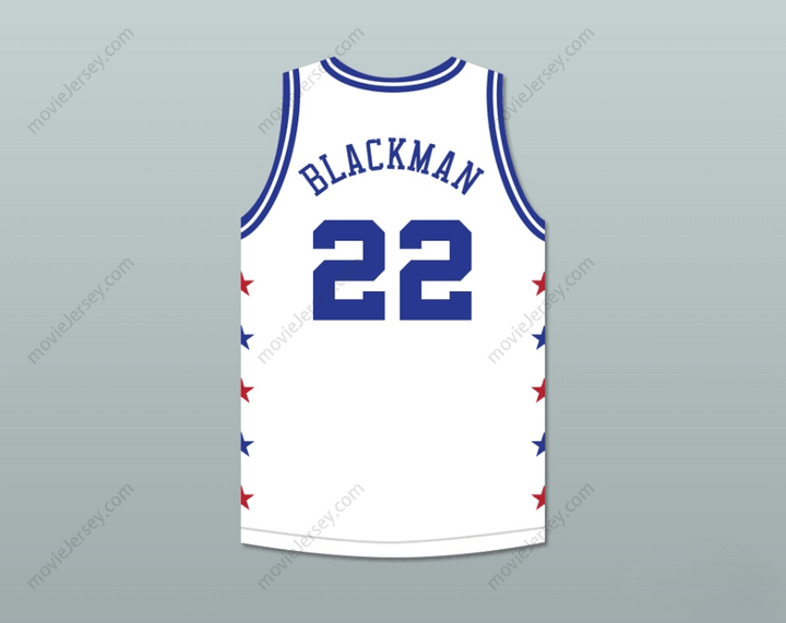 CUSTOM ANY Name Number ROLANDO BLACKMAN 22 MAGIC JOHNSON ALL STAR GAME WHITE BASKETBALL JERSEY 1986 MIDSUMMER NIGHT'S MAGIC CHARITY EVENT Top Stitched S-6XL