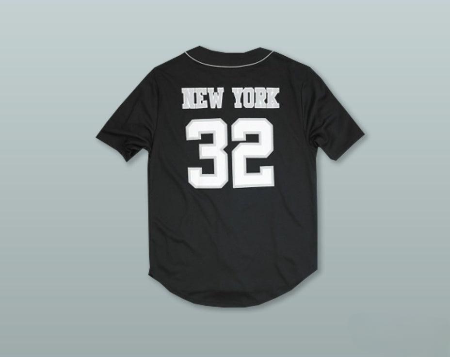 Custom Any Name Number NEW BLACK 32 NEGRO LEAGUE BLACK BASEBALL JERSEY Top Stitched S-6XL