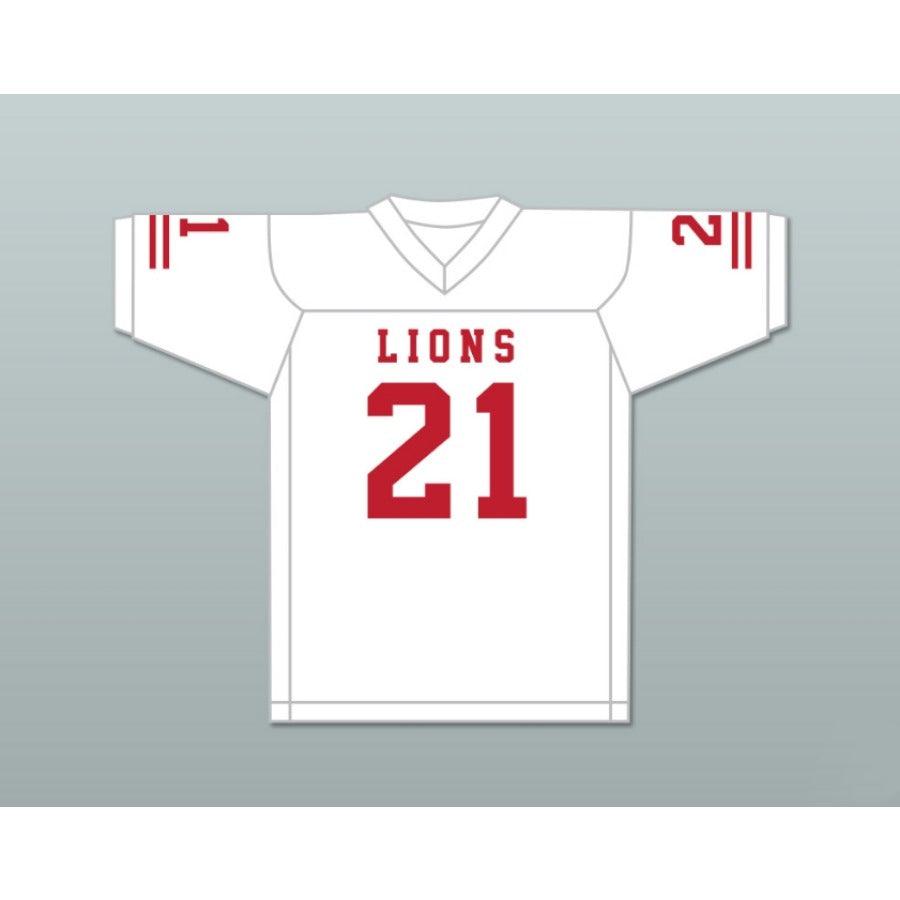 CUSTOM ANY Name Number RYAN LEE 21 EMCC LIONS FOOTBALL JERSEY INCLUDES PATCHES Top Stitched S-6XL