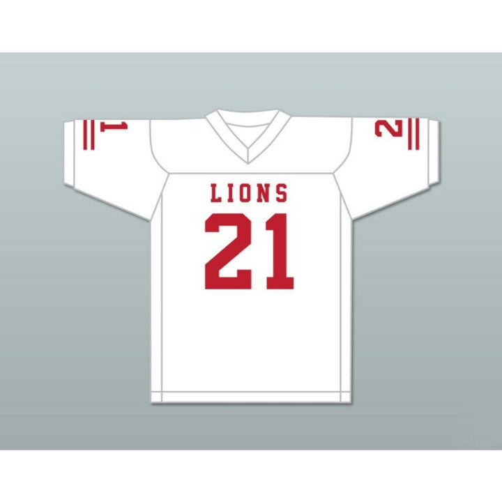 CUSTOM ANY Name Number RYAN LEE 21 EMCC LIONS FOOTBALL JERSEY INCLUDES PATCHES Top Stitched S-6XL