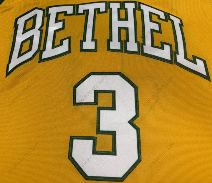 Allen Iverson #3 Bethel High School Throwback Basketball Jersey Stitched ALL